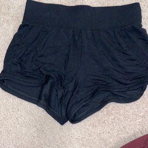 Black lounge shorts